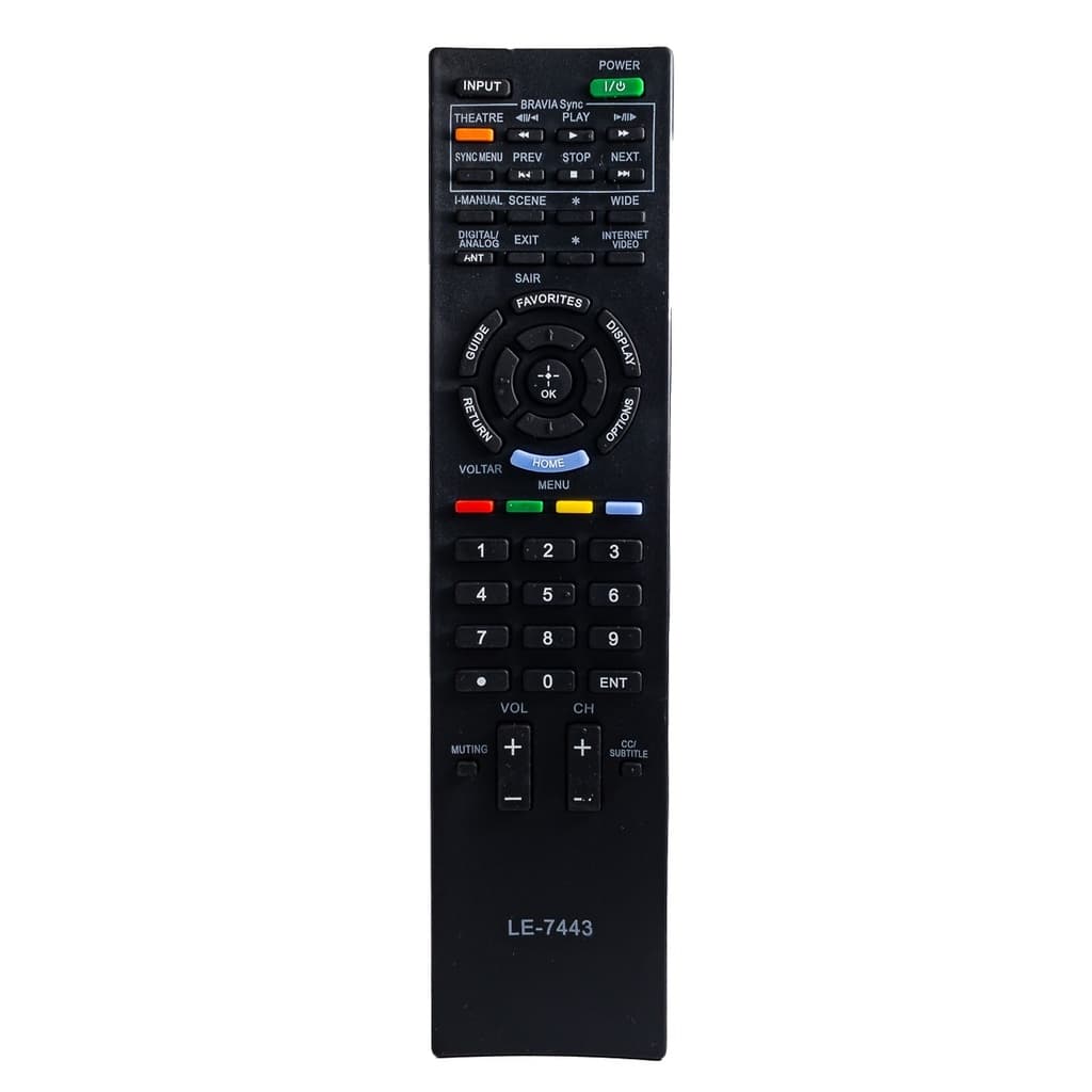 Controle Remoto TV Sony Bravia LE-7443 / FBG-7443