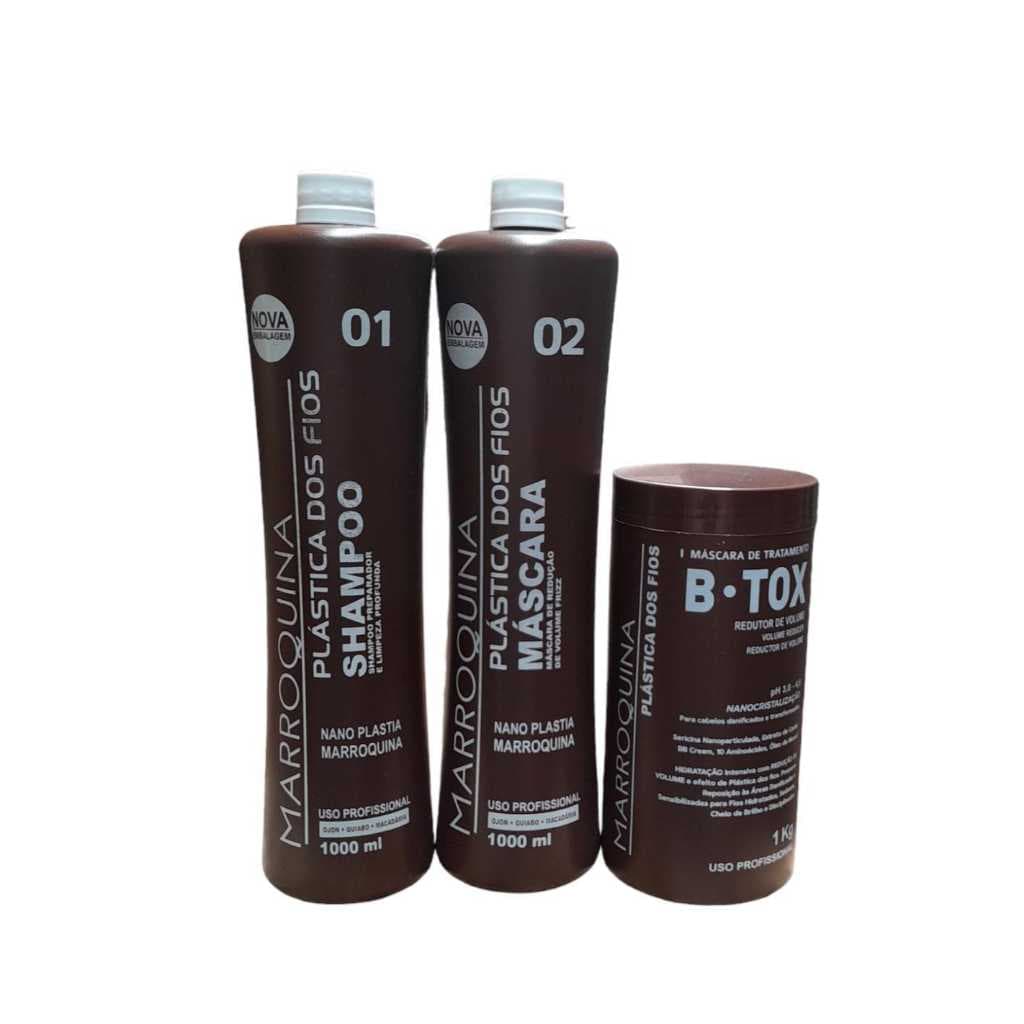 Kit Selagem Plástica Dos Fios Marroquina