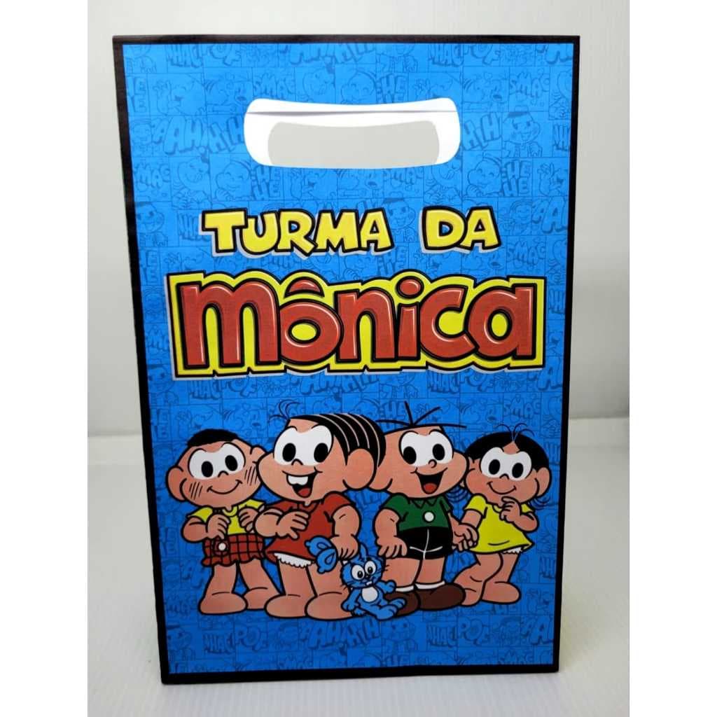 Sacola Surpresa Festa Aniversário Turma da Mônica com 10 Unidades