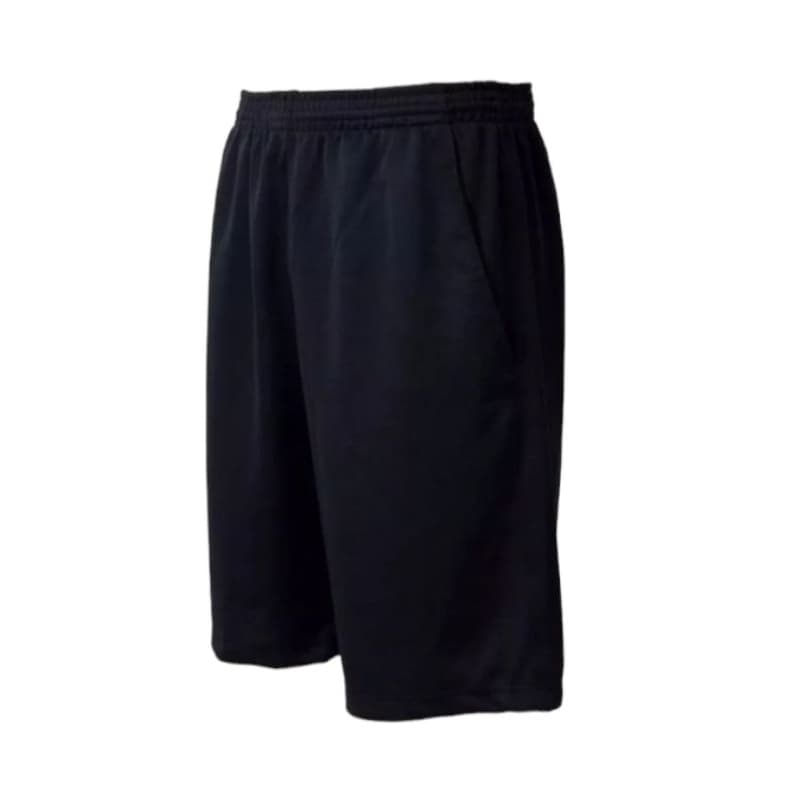 Bermuda Calção Short de Arbitro Juiz Liso Tam - M ( PRETO )