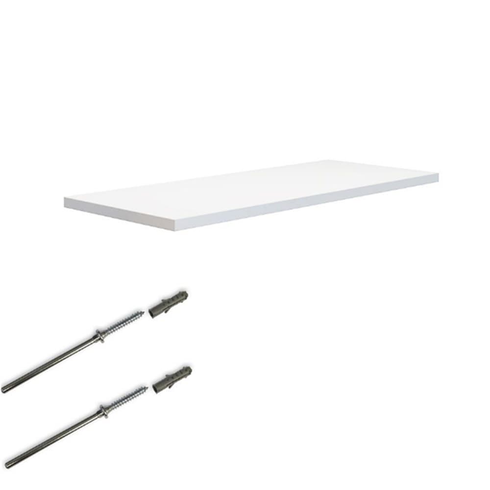 PRATELEIRA MULTIIVISAO SUPORTE INVISIVEL 25X 60 BRANCA PBS-2560-UV-BR