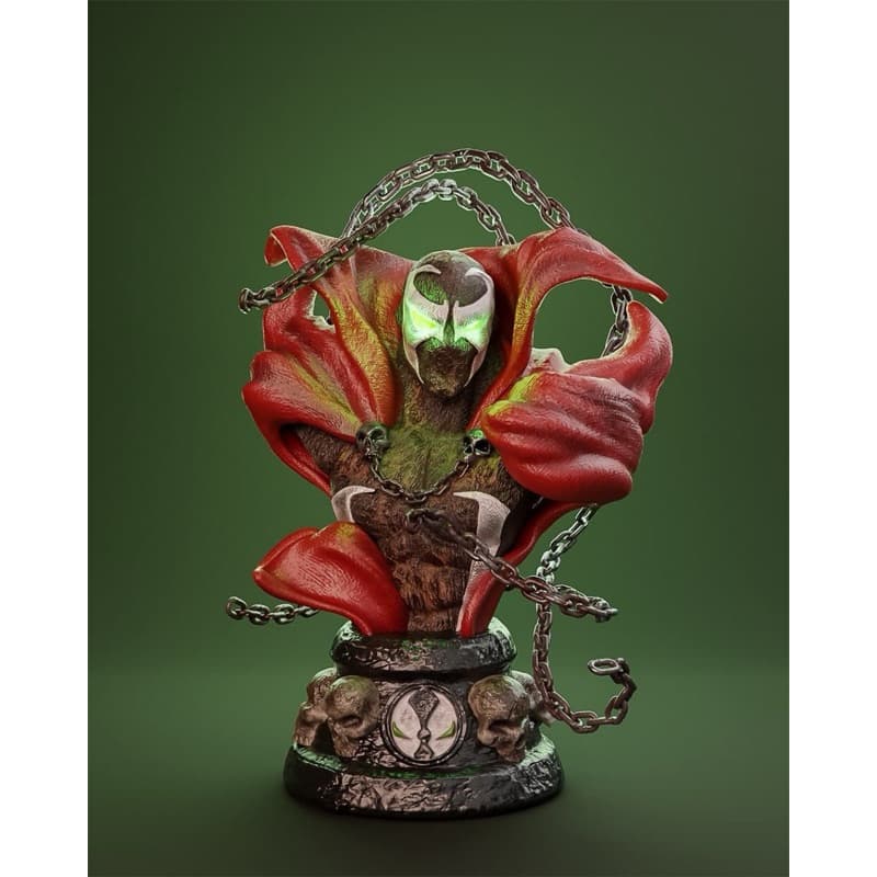 Busto Spawn Pintura Feito a Mão