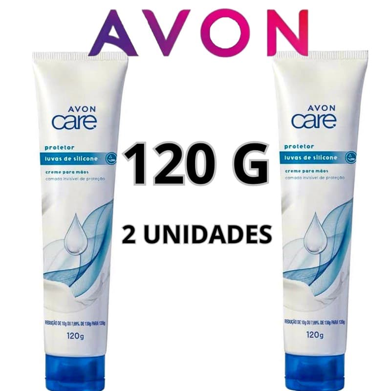 Kit Creme de Mãos Luva de Silicone 120g (2,4 ou 6 Unidades) - Avon Care