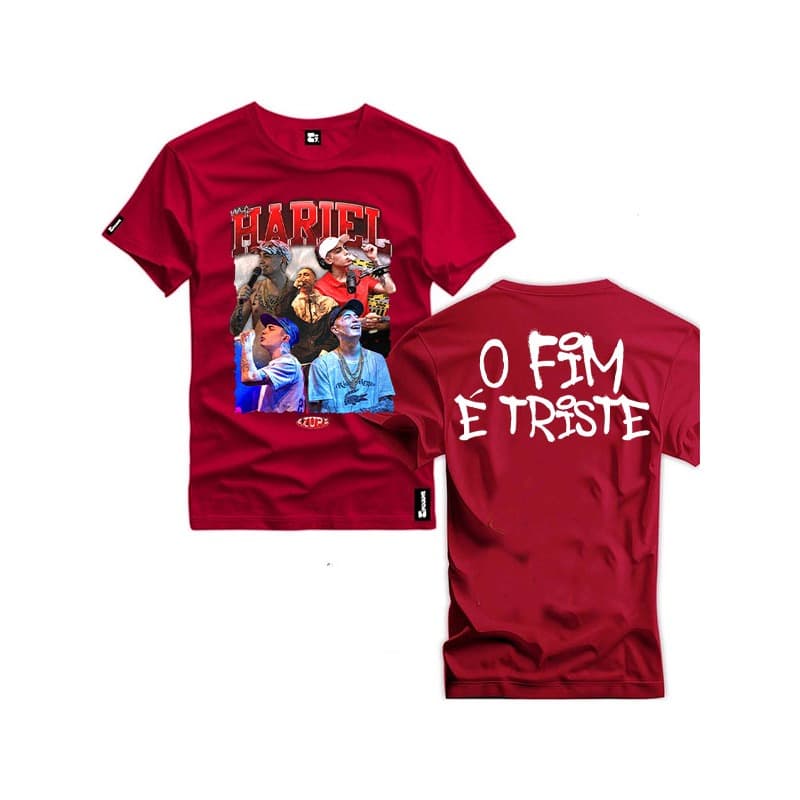 Camiseta Camisa Blusa Unissex Algodão Mc Hariel Funk Lançamento Várias Cores