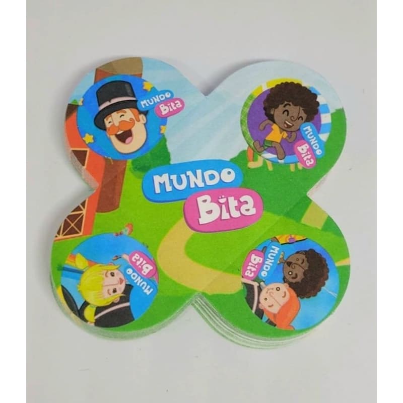 Porta Forminha para Doces Festa Mundo Bita com 50 Unidades