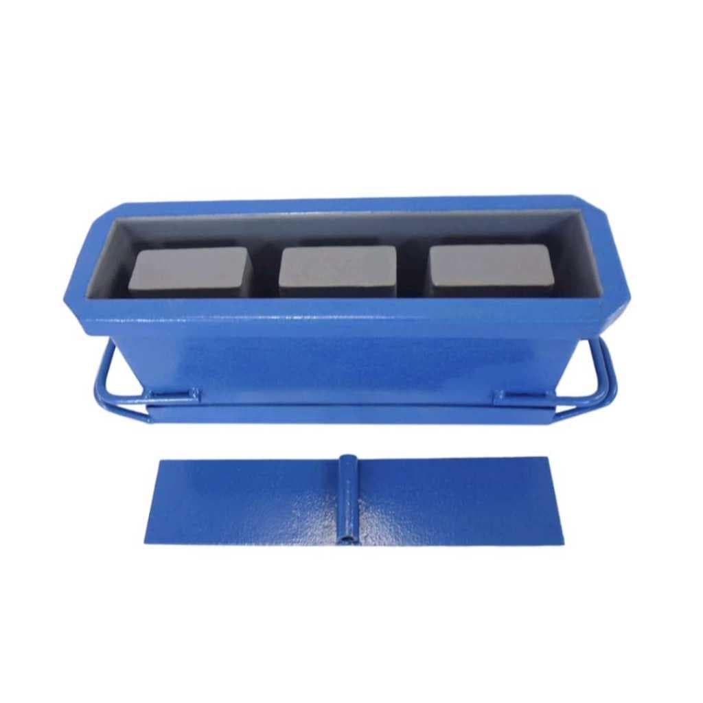 FORMA MANUAL PARA BLOCO DE CONCRETO CIMENTO DE 10 3 FUROS COM FUNDO/ SEM FUNDO  09X19X39