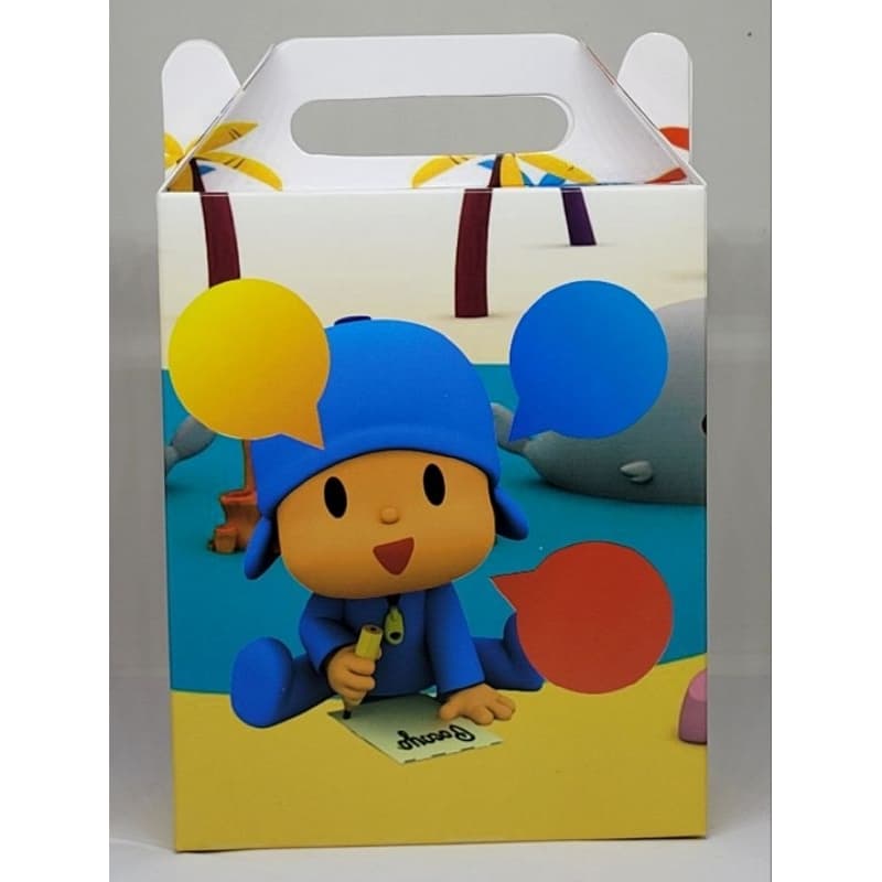 Caixinha surpresa Aniversário Festa Pocoyo com 8 Unidades