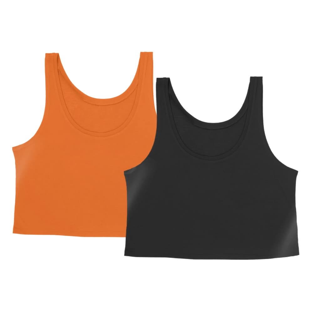 Kit 2 Cropped Regata Cavado Dry Fit Proteção Solar UV Feminino Fitness Academia Treino Blusinha