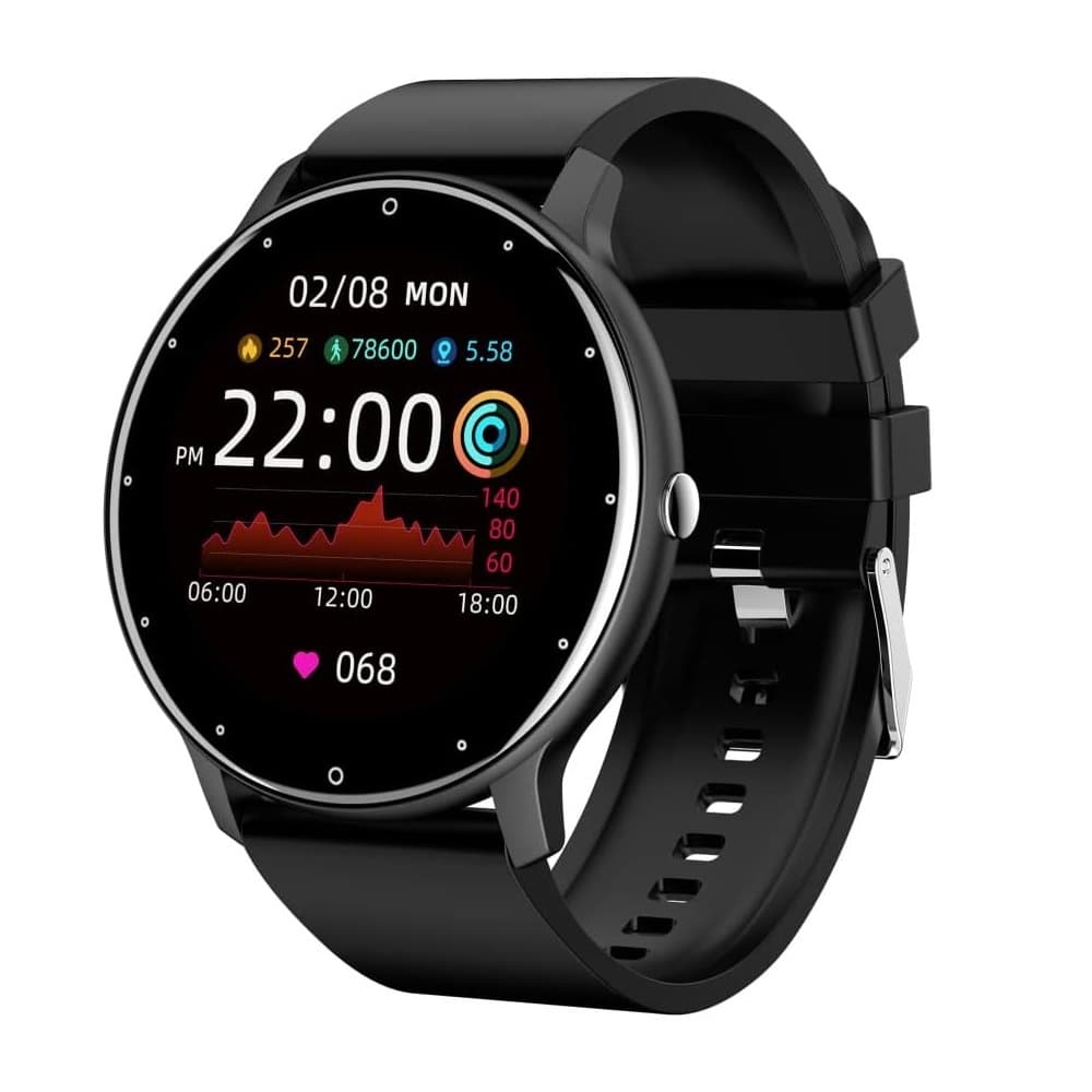 LIGE Zl02d PRO Smartwatch Bluetooth 5.2 Tela 1.3 polegadas Rastreador de Fitness Notificações Inteligentes
