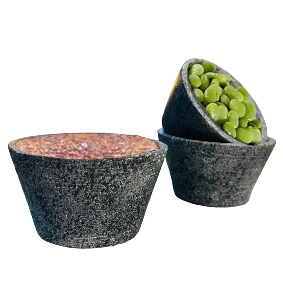 Kit com 2 Ramequim Ramekin Pedra Sabão Rústico 100 ml