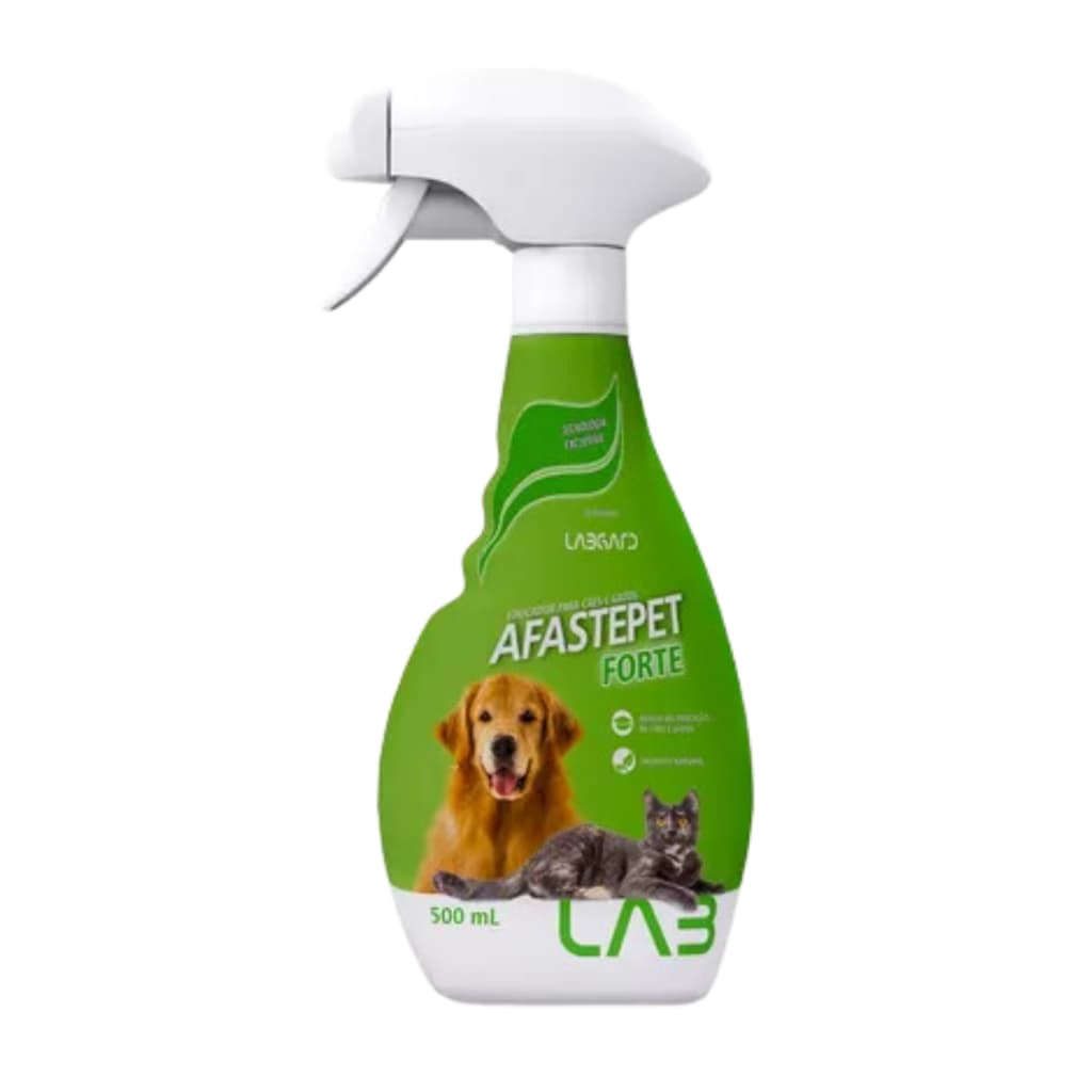 Afastepet Forte 500ml - Repelente Olfativo para Pets - Labgard