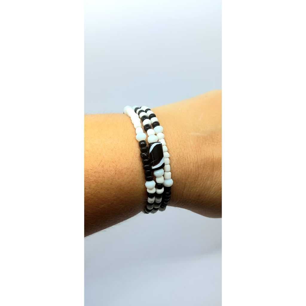 GUIA DE PROTEÇÃO – PULSEIRA – PRETO VELHO – LUXO – FIO DE CONTAS - UMBANDA CANDOMBLÉ ORIXÁ ENTIDADE