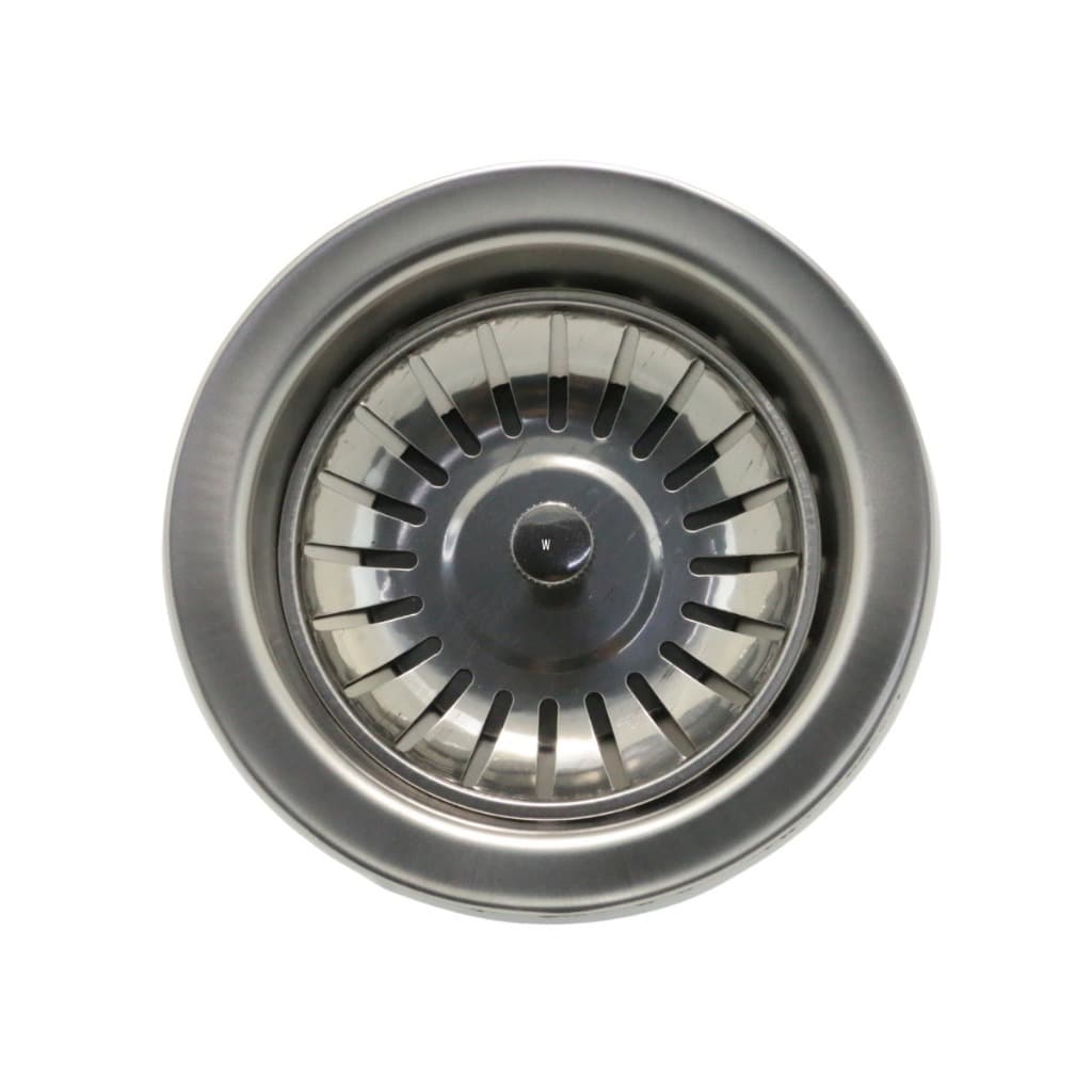 Válvula Americana Para Pia Cozinha Escoamento Aço Inox 3.1/2