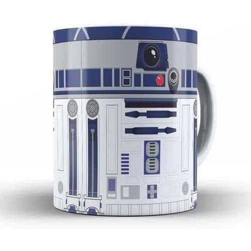Caneca Personalizada Star Wars Robo R2D2 Presente Porcelana - 325ml