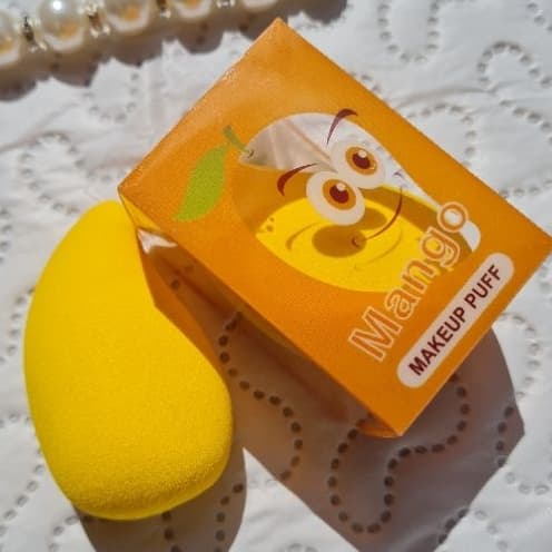 kit 6 Esponja de maquiagem manga fruta super macia