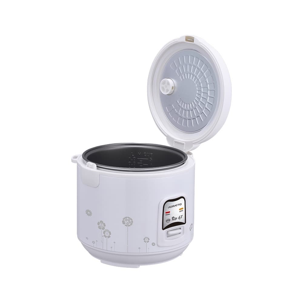 Panela Elétrica De Arroz Riso Para 6x Agratto Branco