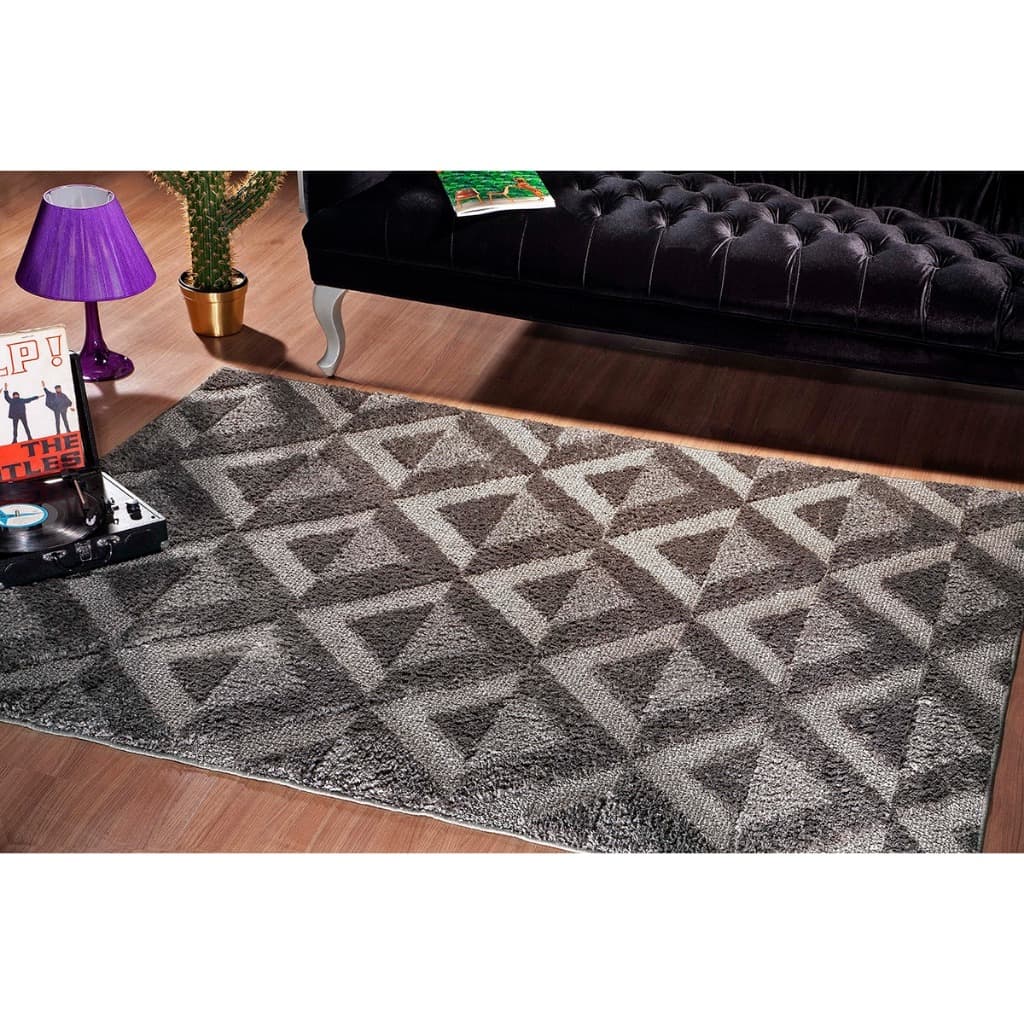 Tapete Jazz 2,00 X 3,00 Quarto Sala Macio Alto Baixo Relevo 100% Antiderrapante Oasis