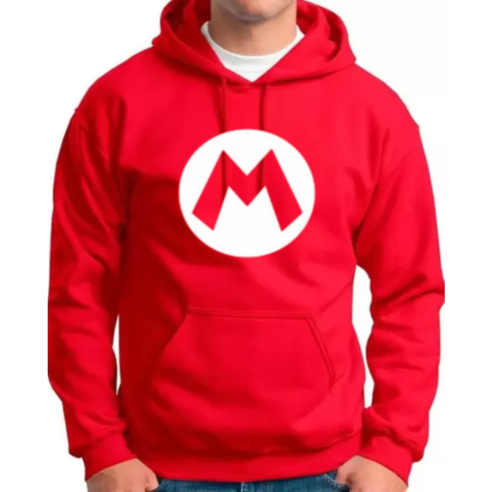 Blusão Casaco Moletom Unissex Mario Bross Game Mega Promoção