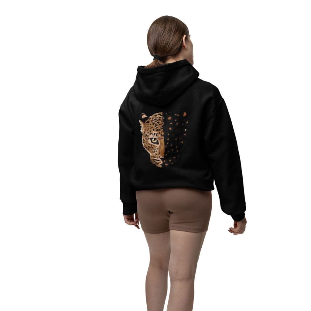 Moletom Com Capuz Feminino Estampado Onça Outono Inverno- Lançamento
