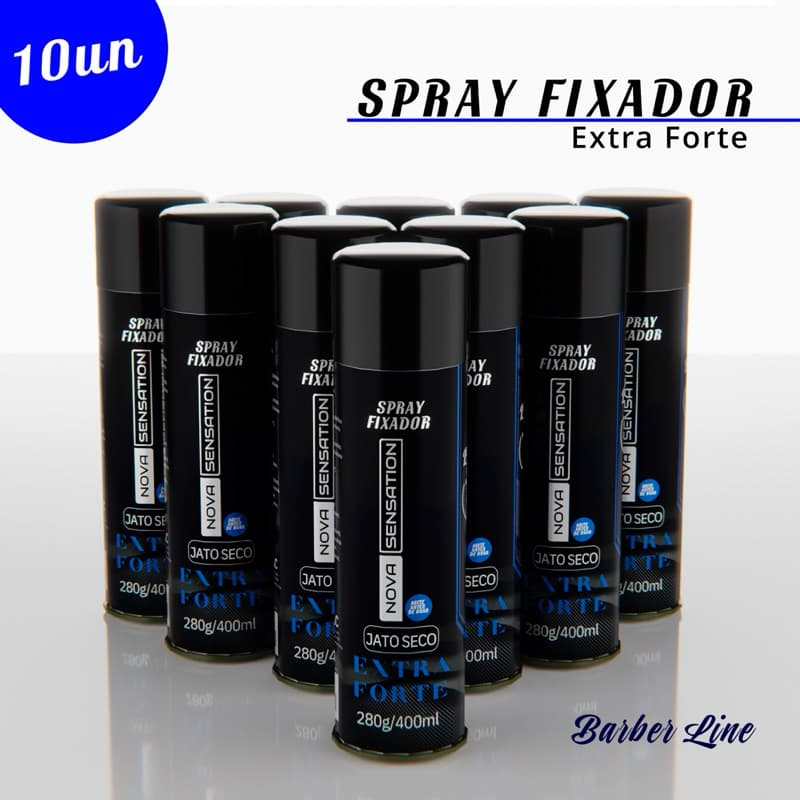 Hair Spray Fixador  Modelador de Cabelo Fixação Profissional 400ml