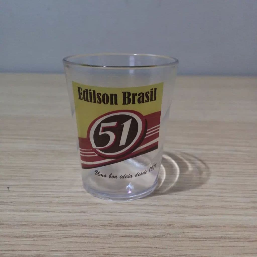 01 unidade - Copo Shot de acrílico (tequila / cachaça) - 70 ml