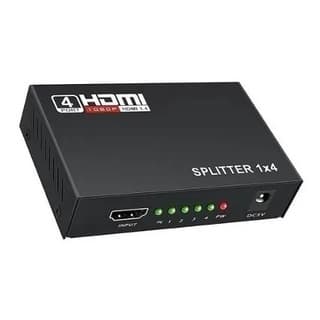 Splitter Distribuidor de Imagem HDTV 1x4 Divisor Full Hd 1.4 3d HDMI