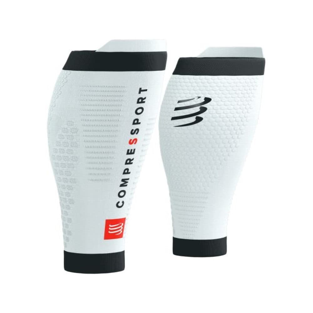 Canelito de Compressão R2 3.0 New Branco Pedal, Corrida, Trail, Triathlon, Ironman, Recuperação
