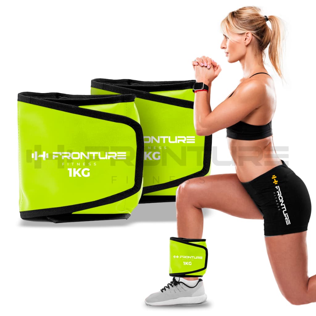 Caneleira de Peso Tornozeleira PAR VERDE Profissional Academia Musculaçao Ginastica Fitness