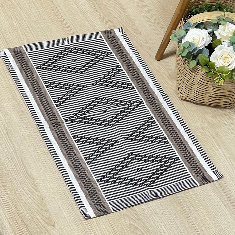 Tapete Avulso Tear Zurick Porta 70cm x 48cm Casa Sala Cozinha Escritorio Banheiro Algodão Multiuso