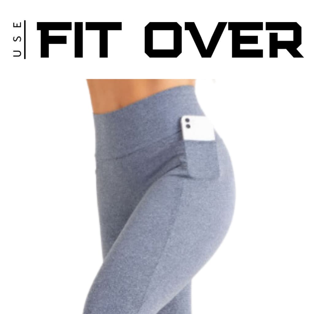 Calça legging fitness com bolso - academia - cross fit - fit over - zero transparência