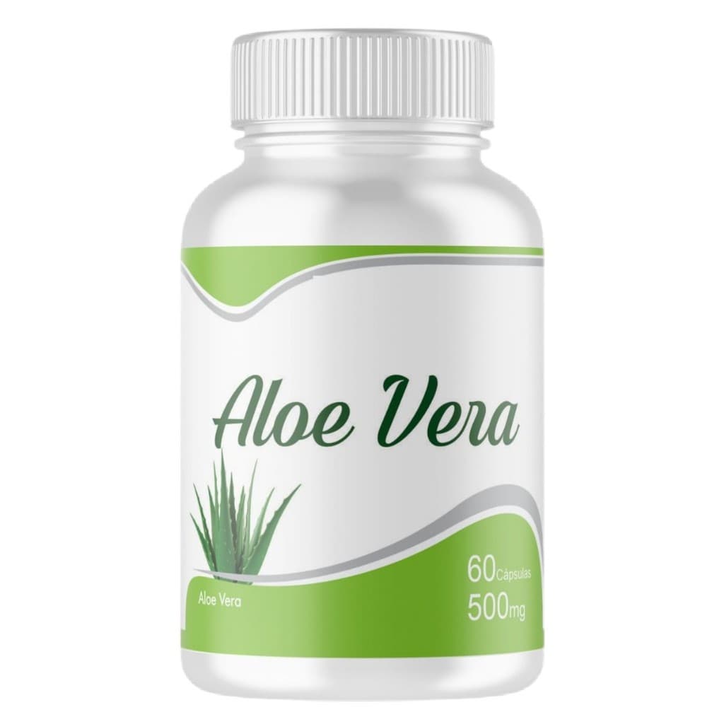 Aloe Vera Pura 120 Caps Legítima Babosa Original Com Nota Fiscal