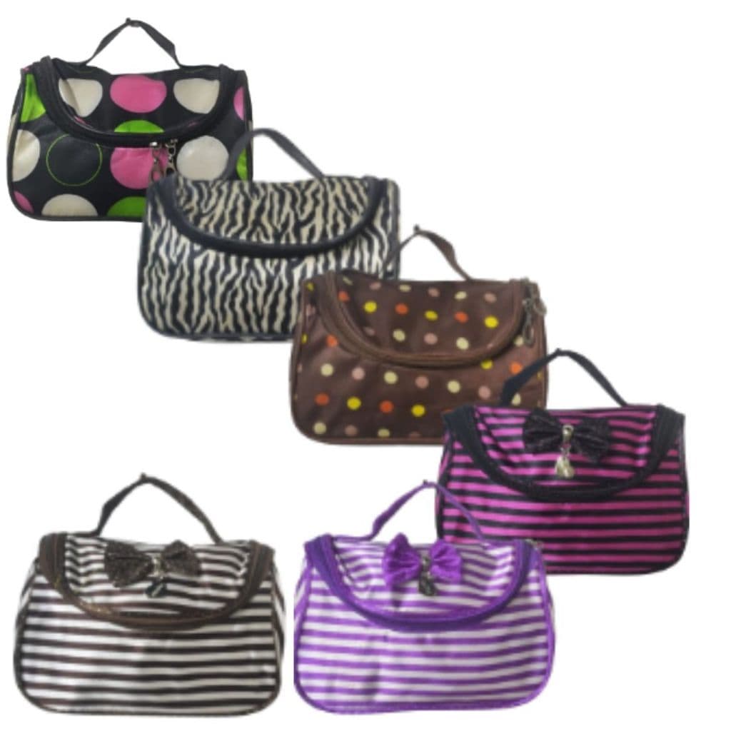 Kit Aleatório 1/2 Necessaire Feminina Com Estampada com Laço OVOGA 048