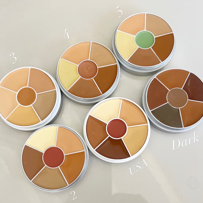 Paleta Circle Kryolan, escolha sua cor ORIGINAL