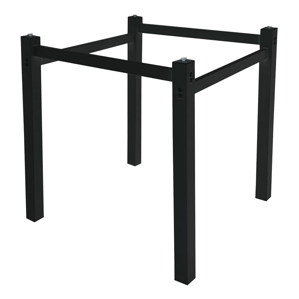 Pé Para Mesa Jantar Quadrada 0,80 Para Tampo De Vidro Ql