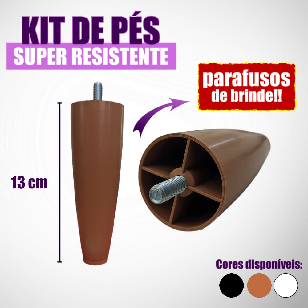 promoçao kit Pés Para Cama Box ,cama solteiro, cama king, Cabeceiras  -  Parafuso Grátis /09