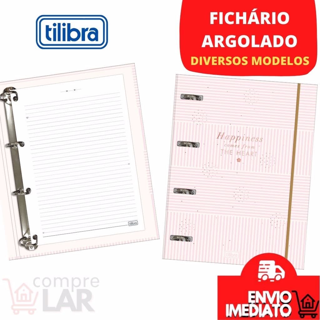Caderno Argolado Fichario Universitário Tilibra Diversos Modelos