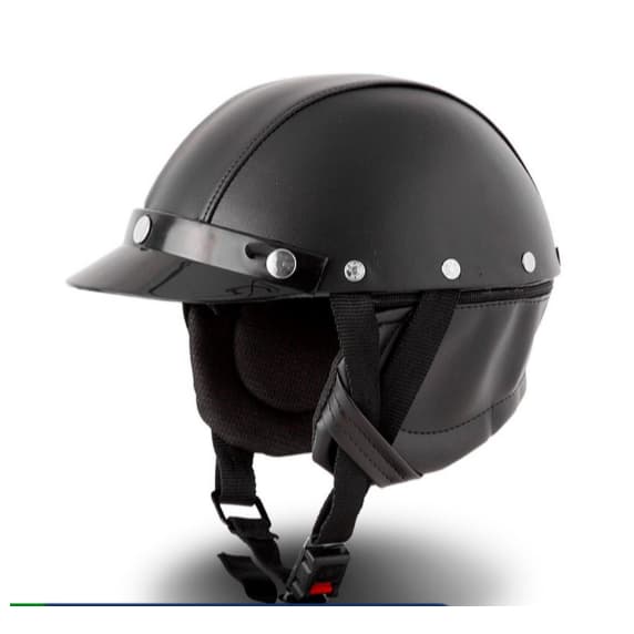 Capacete Custom Pro Tork Coquinho Solid Preto Tam. único