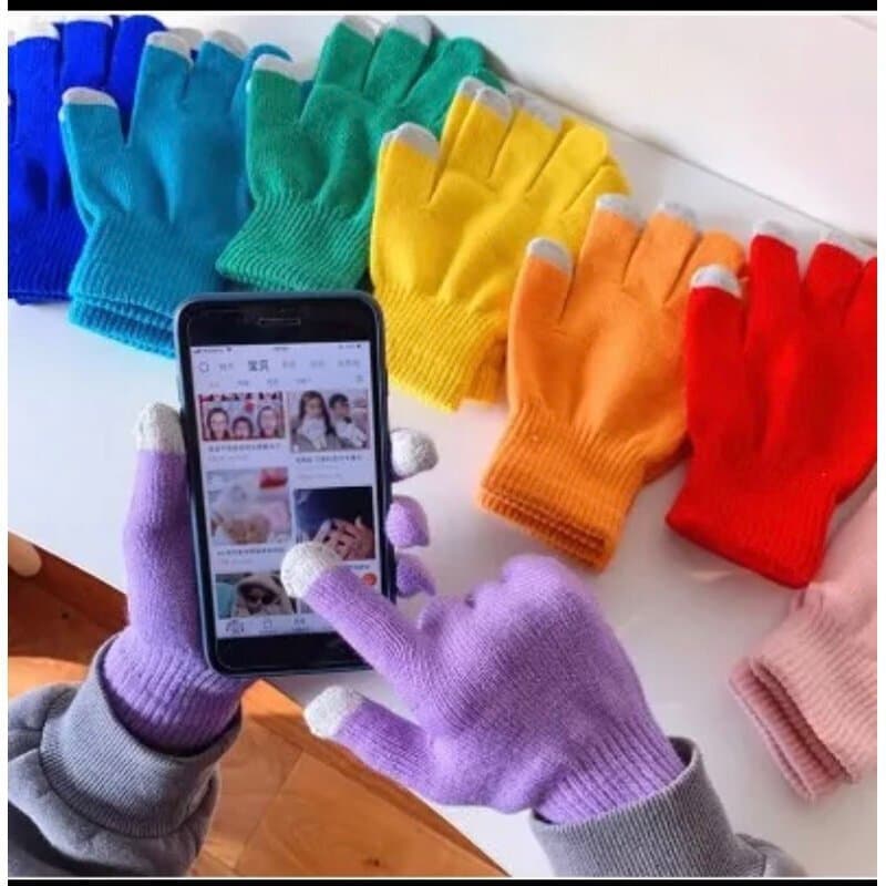 Luva De lã Touch screen para mexer Na telado celular Tablet Luva Unissex（luva-07）