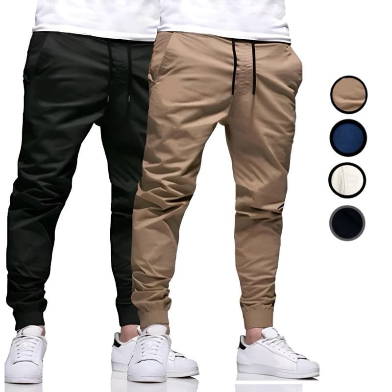 Calça Jogger Masculina Adulto Slim Moda Direto da Fábrica Joger Academia Com Punho novidade