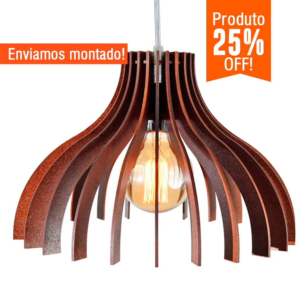 Luminária Lustre Elegante Pendente Rústico Decoração Casa Quarto Sala Cozinha Envio Rápido