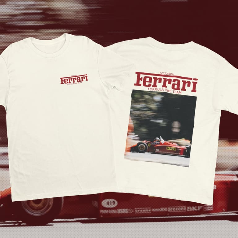 CAMISETA SCUDERIA [100% ALGODÃO]