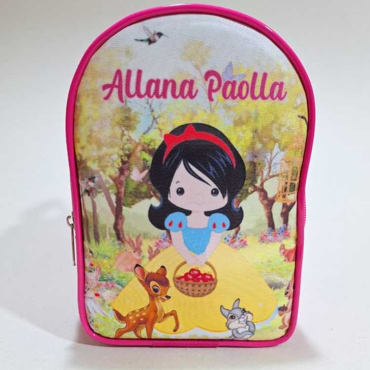 Mini mochila personalizada lembrancinha de festa