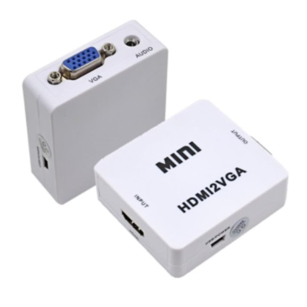 MINI Adaptador Conversor De HDMI-2AV/HDMI-2VGA/VGA-2AV/VGA2-HDMI/AV2-VGA