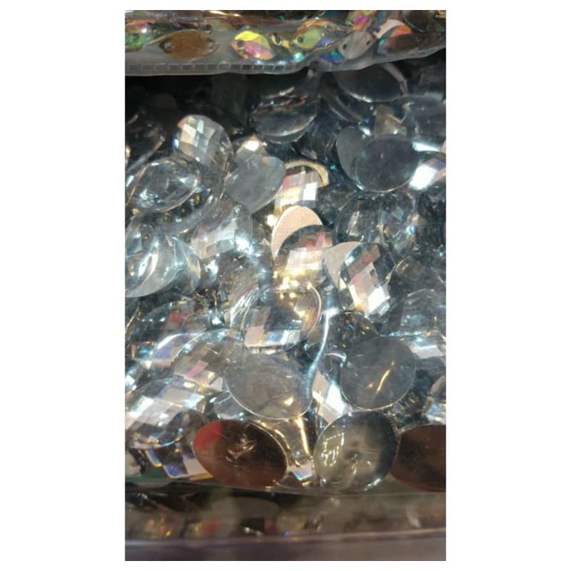Chaton para colagem 10x14 cristal 1.000 pedras