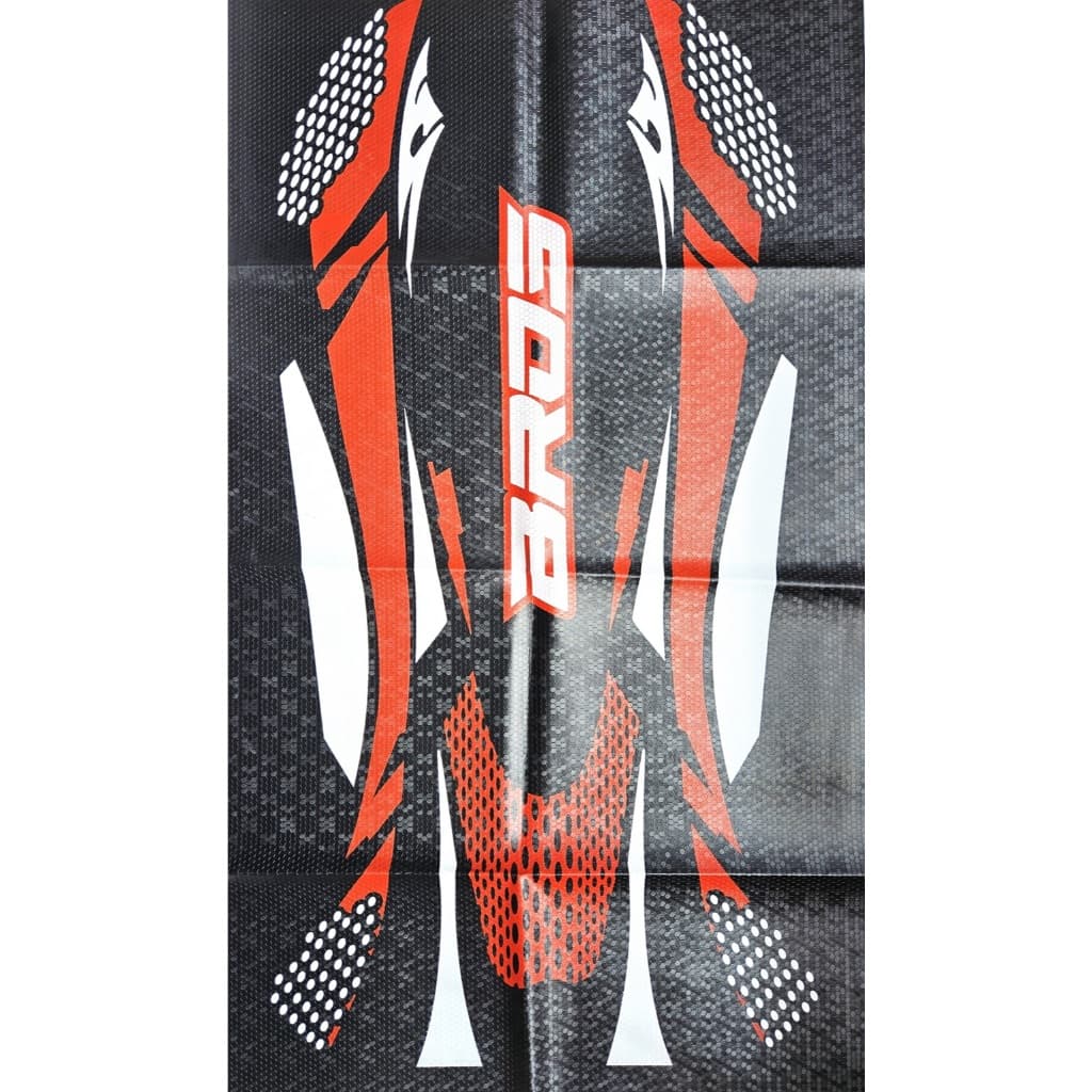 Capa de banco de moto personalizada emborrachada pintada estampada - Bros