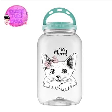 Pote para Ração Gatinho 3,6litros