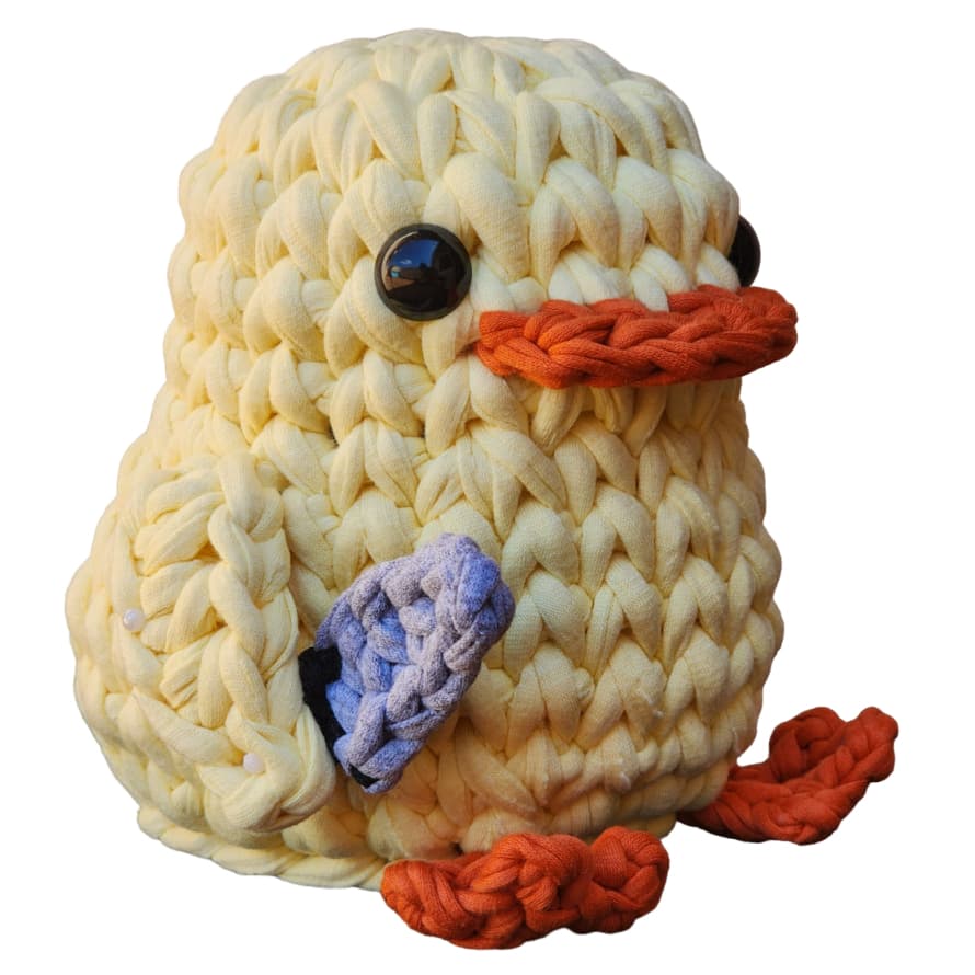 Pato Fio de Malha | Peso de porta |Decoração Pato | Crochê