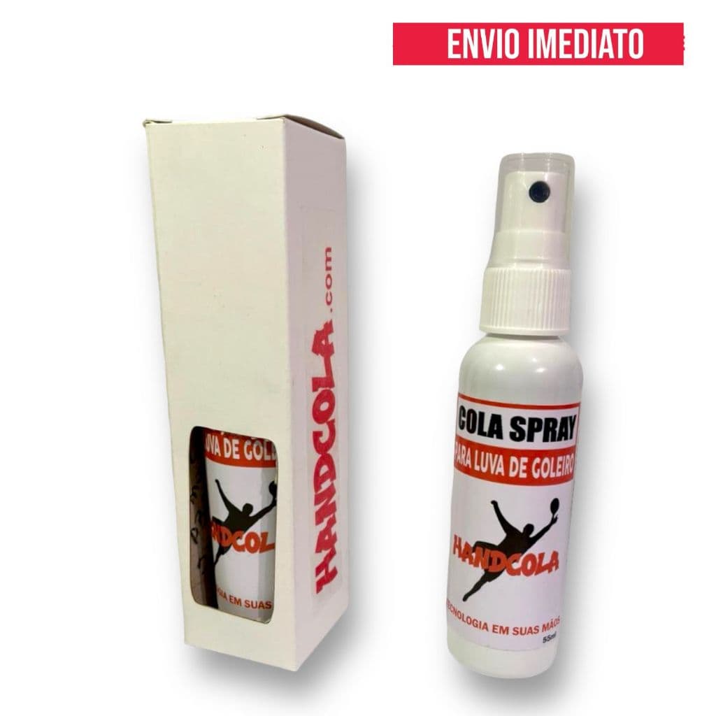 Grip Spray para Luvas de Goleiro 55ml Cola Resistente A Água Para Futebol Futsal Infantil E Adulto
