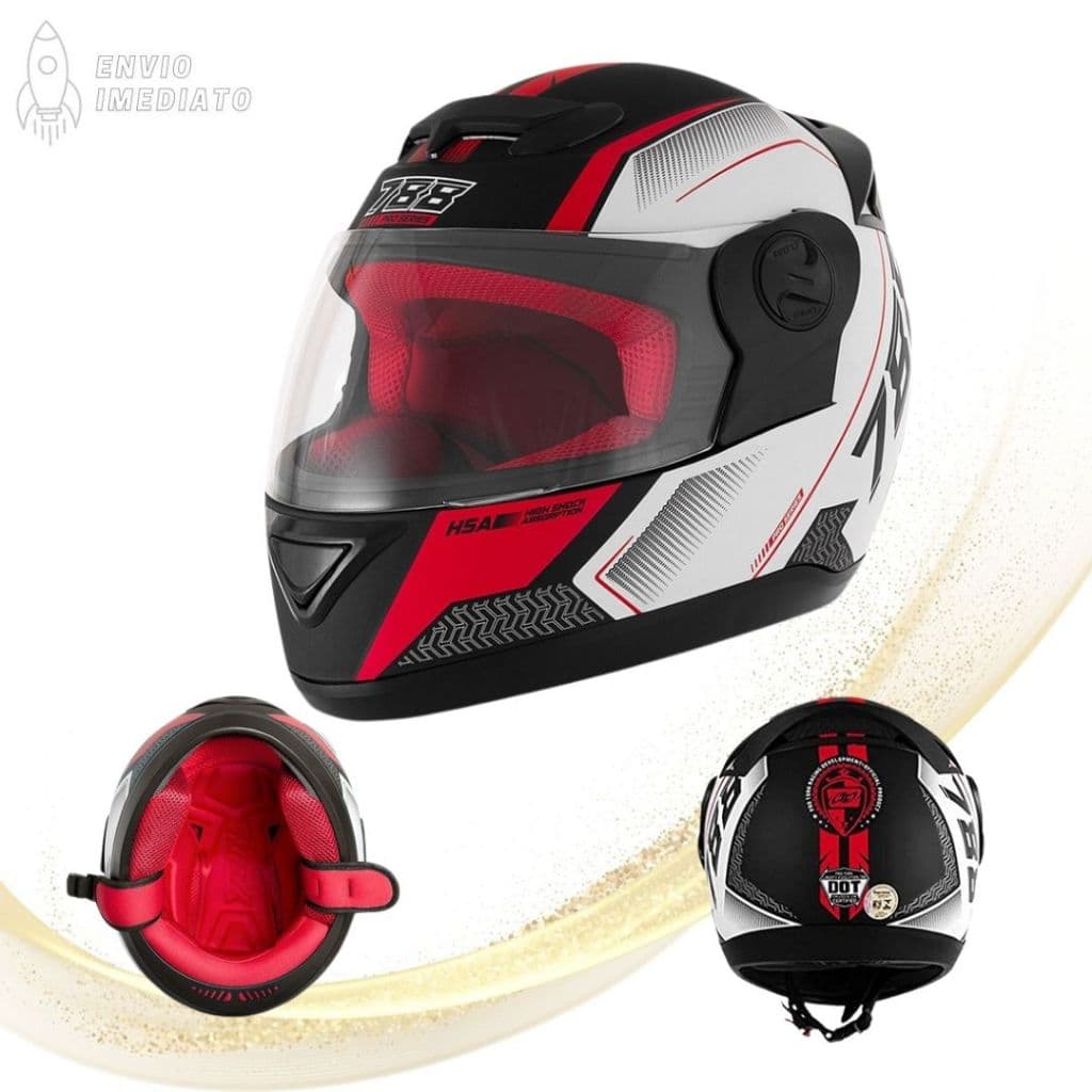 Capacete Fechado Pro Tork Evolution G6 Pro Series Tech Moto Envio Imediato Moto Feminino Masculino