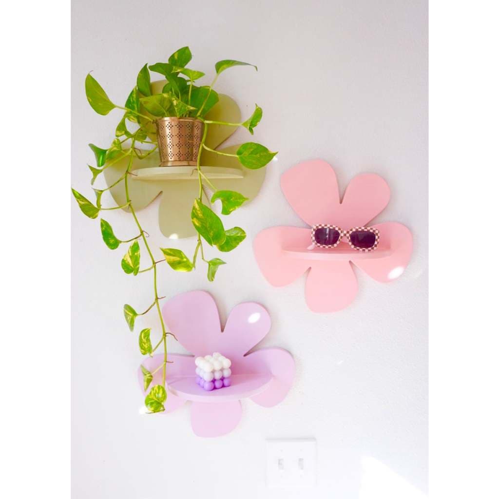 Prateleira Flor Juivanete Quarto Infantil e Decoração